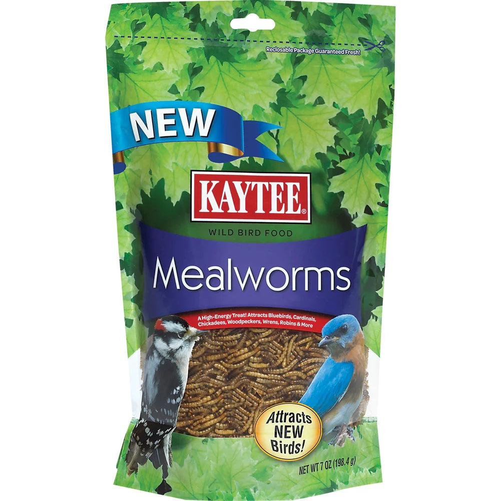 Kaytee Mealworms Wild Bird Food - 7 oz