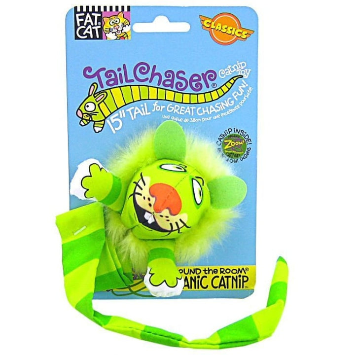 Fat Cat Kitty Hoots Tail Chaser - Assorted - Tail Chaser Catnip Toy - 1 count
