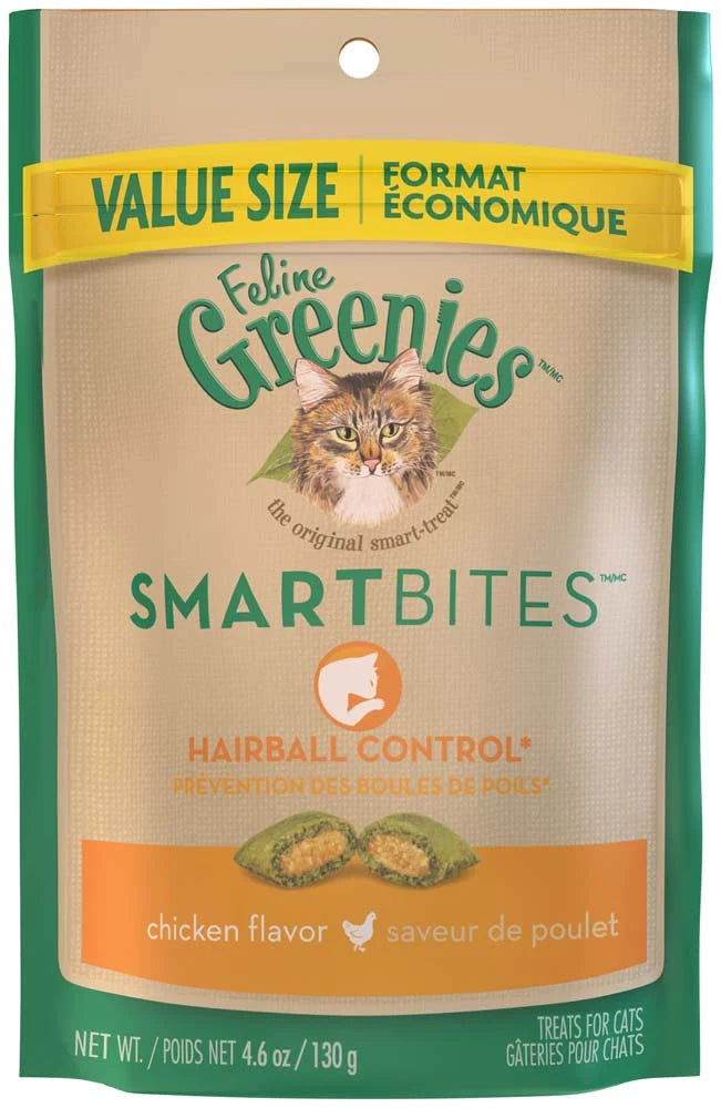 Greenies SmartBites Healthy Indoor Cat Treats Chicken Flavor - 4.6 oz