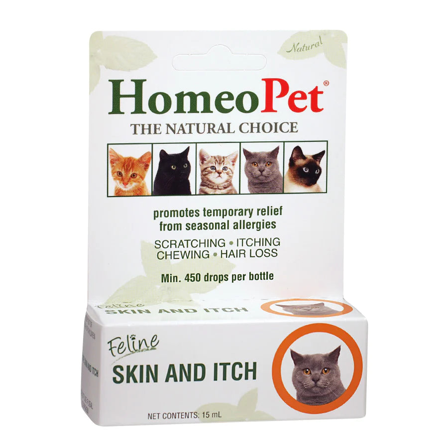 HomeoPet Feline Skin & Itch Care 1ea/15 ml
