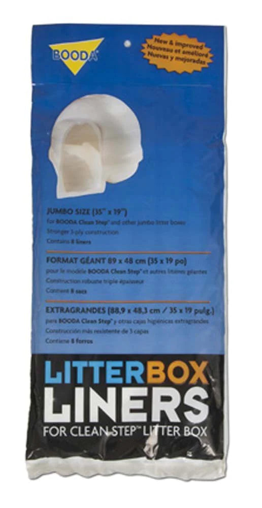 Petmate Cleanstep Litter Box Liners White 1ea/8 ct, Jumbo