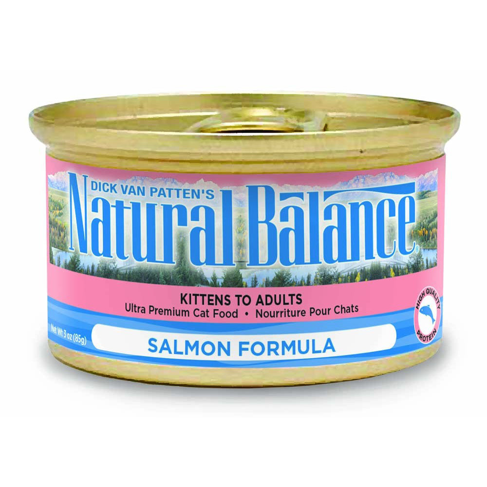 Natural Balance Pet Foods Ultra Premium Wet Cat Food Salmon 24ea/5.5 oz