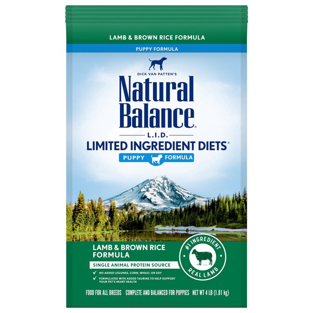 Natural Balance Pet Foods L.I.D. Puppy Dry Dog Food Lamb & Brown Rice 1ea/4 lb