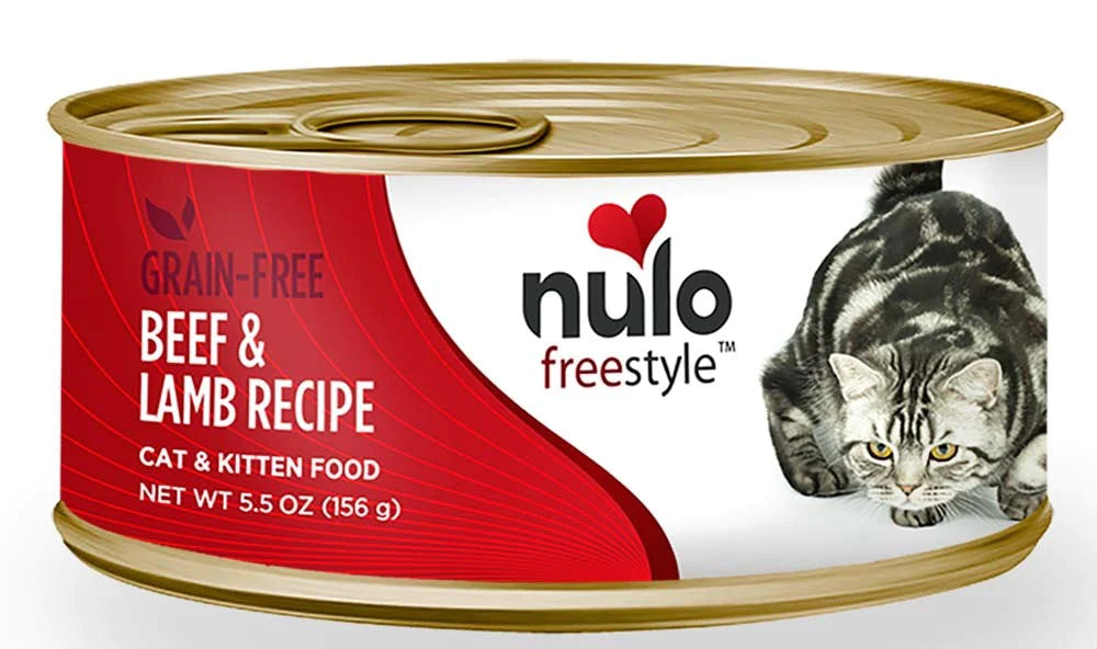 Nulo Freestyle Grain-Free Pate Wet Cat Food Beef & Lamb 24ea/5.5 oz