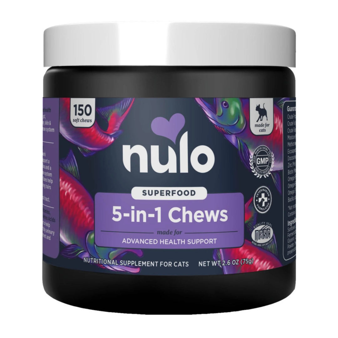 Nulo Superfood 5-in-1 Supplement Chews for Cats 1ea/2.6 oz, 150 ct