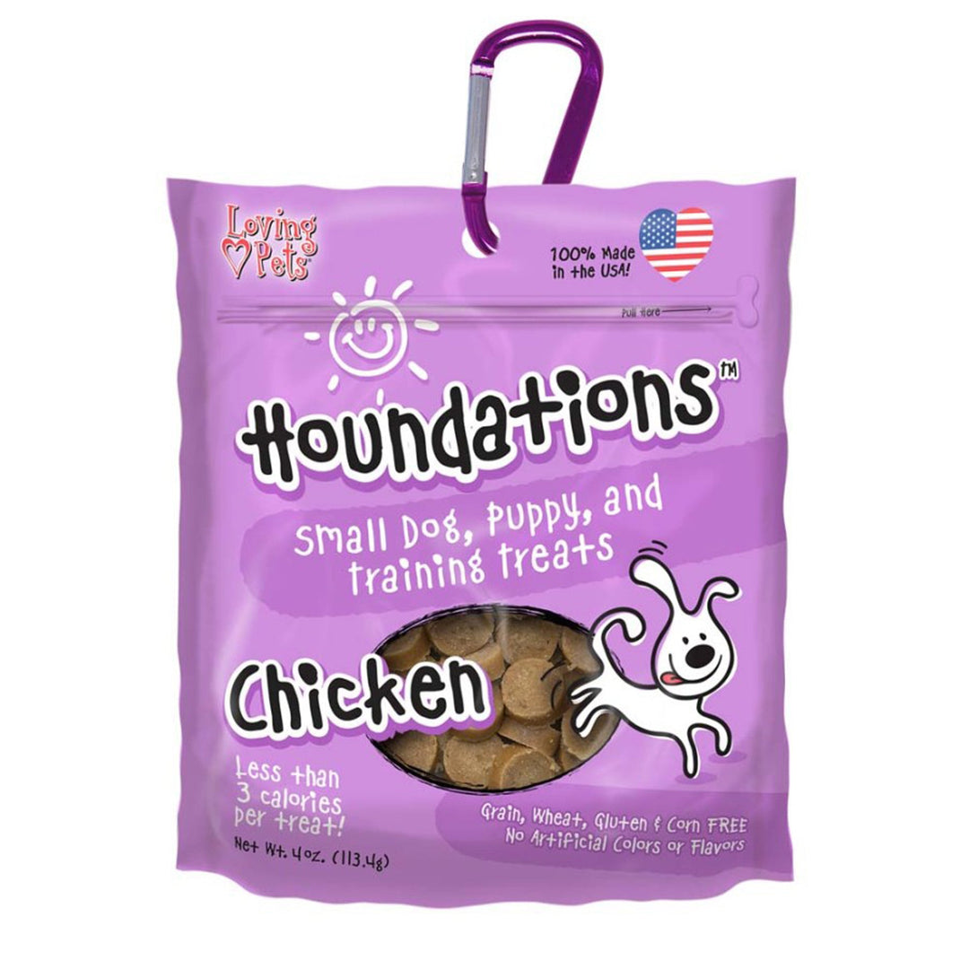 Loving Pets Houndations Training Treats Chicken - 4 oz