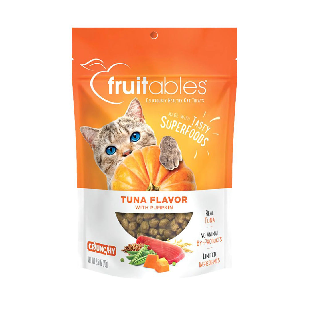 Fruitables Limited Ingredient Crunchy Cat Treats Tuna w/Pumpkin 1ea/2.5 oz