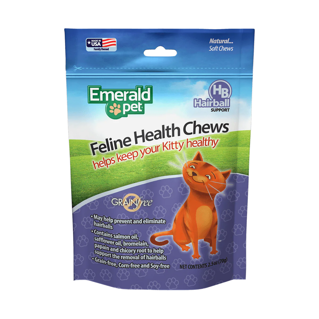 Emerald Pet Hairball Formula Chicken Flavor Cat Chews 1ea/2.5 oz
