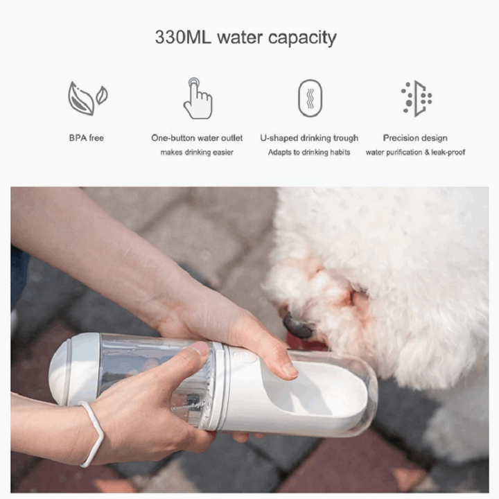 Outdoor Travel Pet Water Dispenser Pet Dog Cat Water Bottle