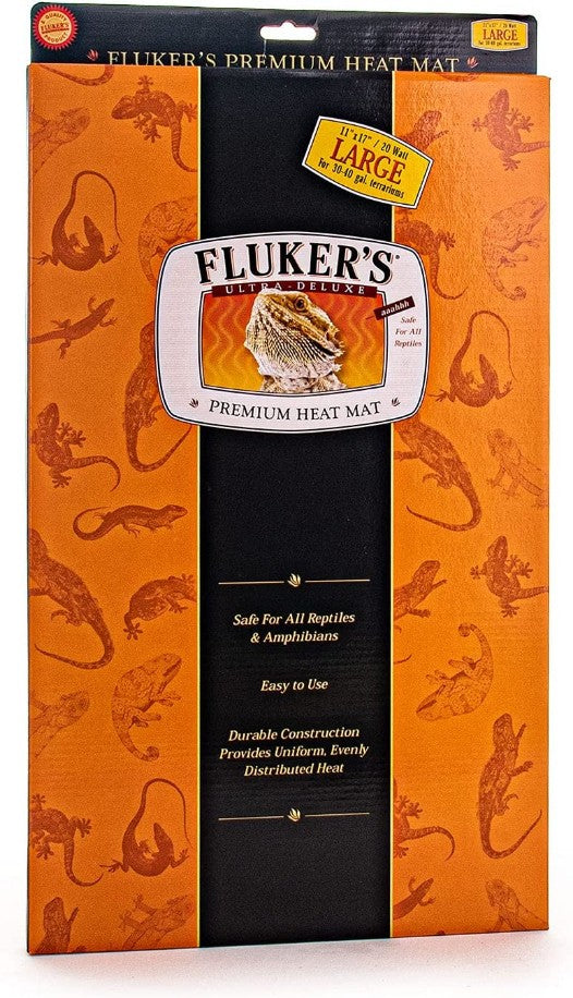 Flukers Ultra Deluxe Premium Heat Mat - Large - 20 Watts (30-40 Gallons)