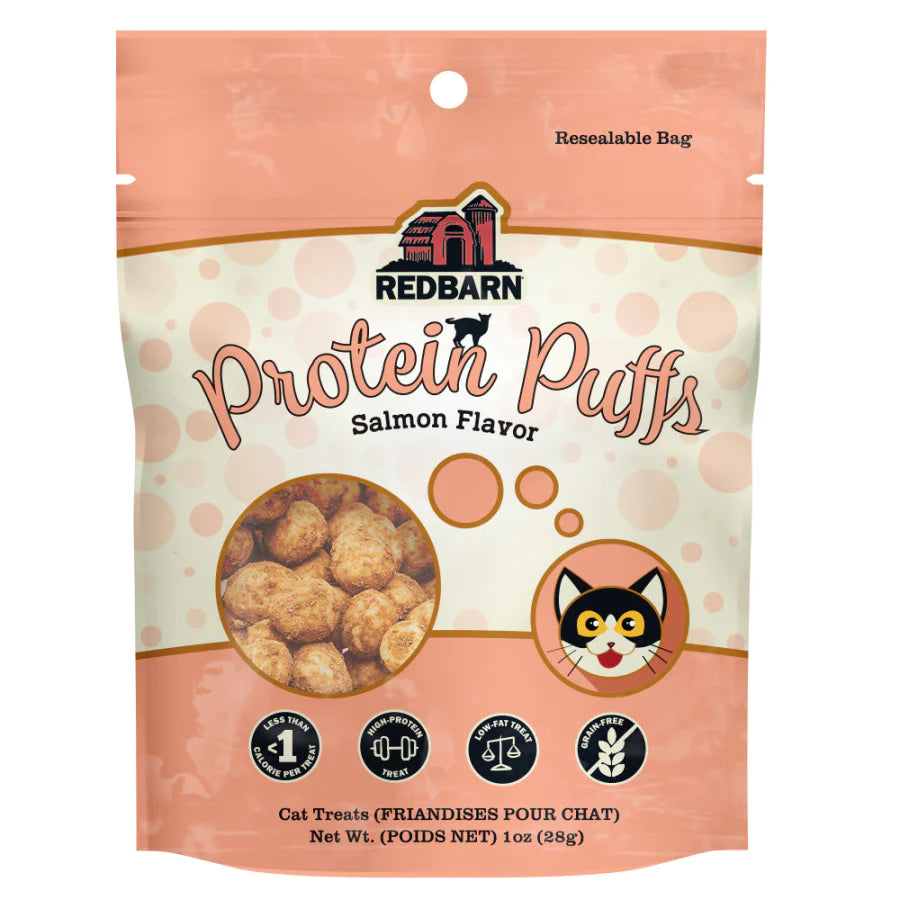 Redbarn Pet Products Protein Puffs Crunchy Cat Treats Salmon 1ea/1 oz