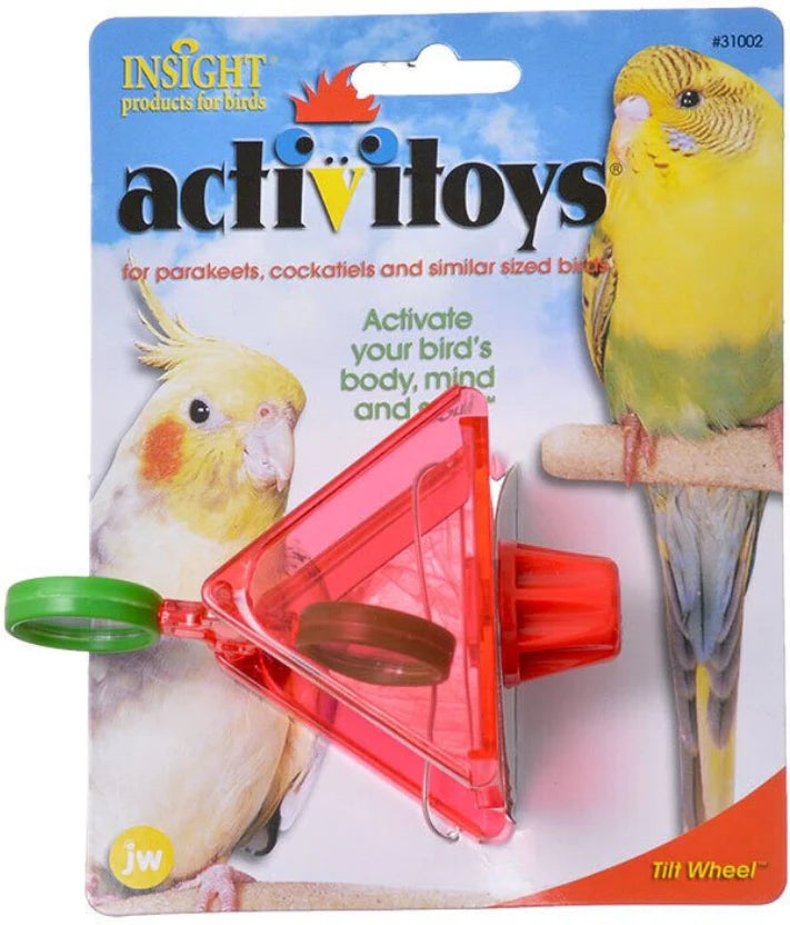 JW Pet Insight Tilt Wheel Bird Toy