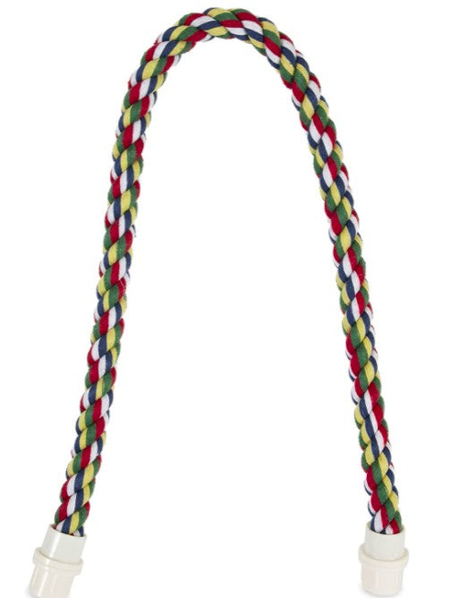 JW Pet Flexible Multi-Color Comfy Rope Perch 32in. - Medium 1 count