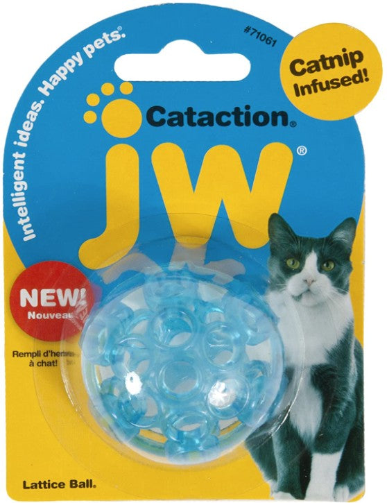 JW Pet Cataction Catnip Infused Lattice Ball Cat Toy - 1 count