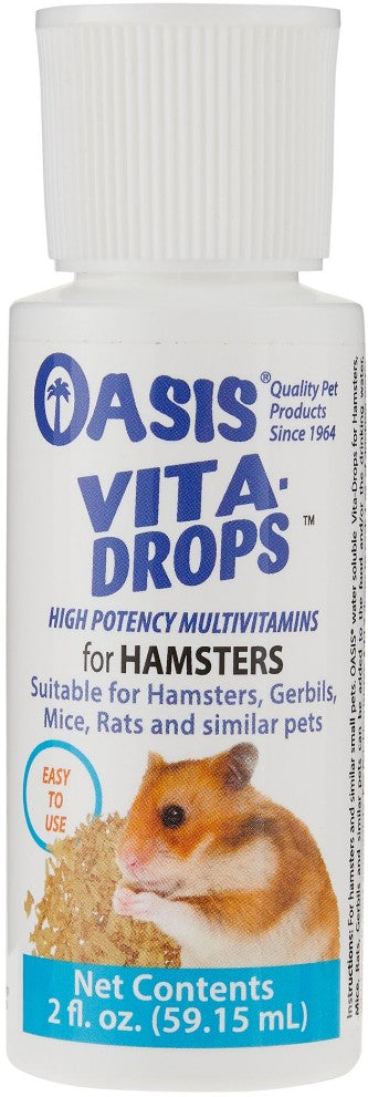 Oasis Vita-Drops High Potency Hamster Daily Multivitamins - 2 oz.