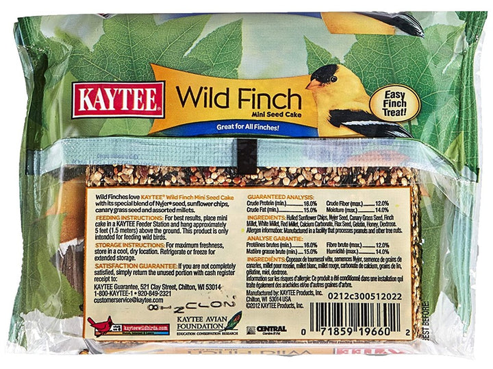Kaytee Wild Finch Mini Seed Cake - 8.75 oz
