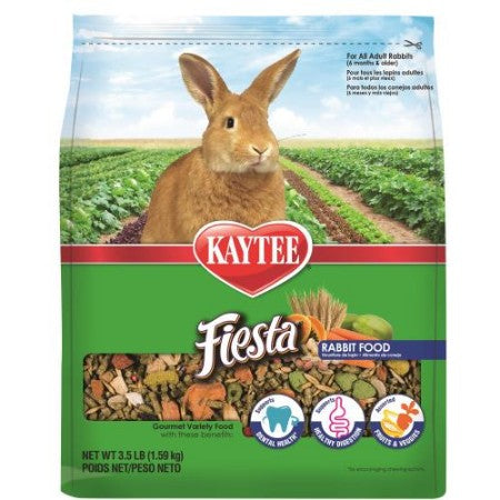 Kaytee Fiesta Gourmet Variety Diet Rabbit - 6.5 lb