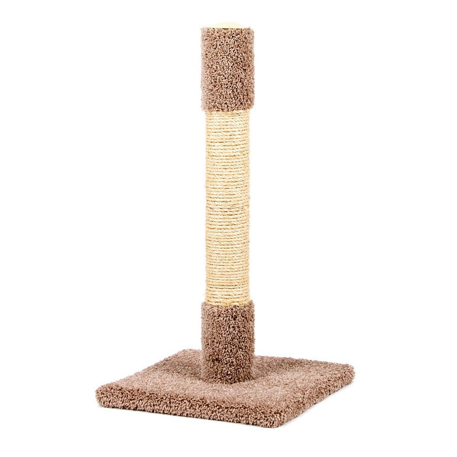 Classy Kitty Cat Decorator Scratching Post Carpet & Sisal Assorted Colors - 32" tall