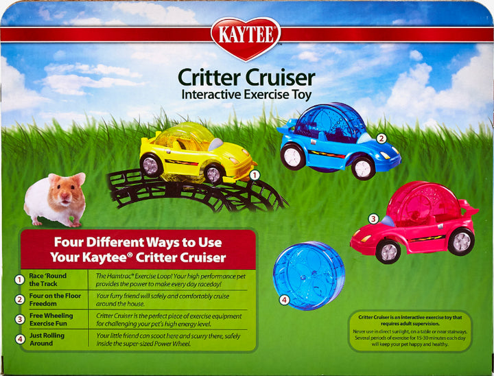 Kaytee Critter Cruiser For Hamsters And Gerbils 6 " x 12" x 9" - 6 " x 12" x 9"