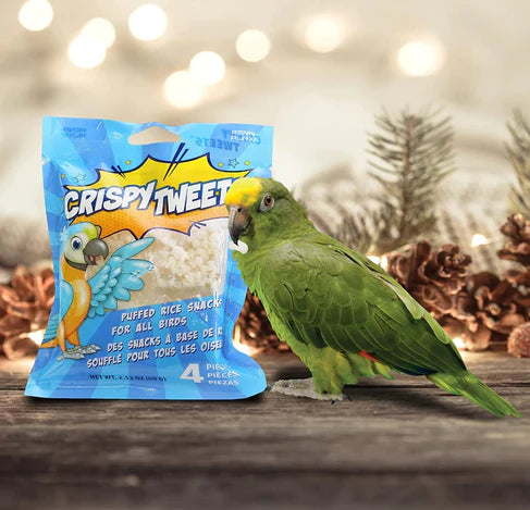 Penn Plax Crispy Tweets Puffed Rice Bird Snack