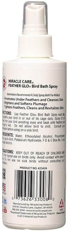 Gimborn Feather Glo Bird Bath Spray - 8 oz