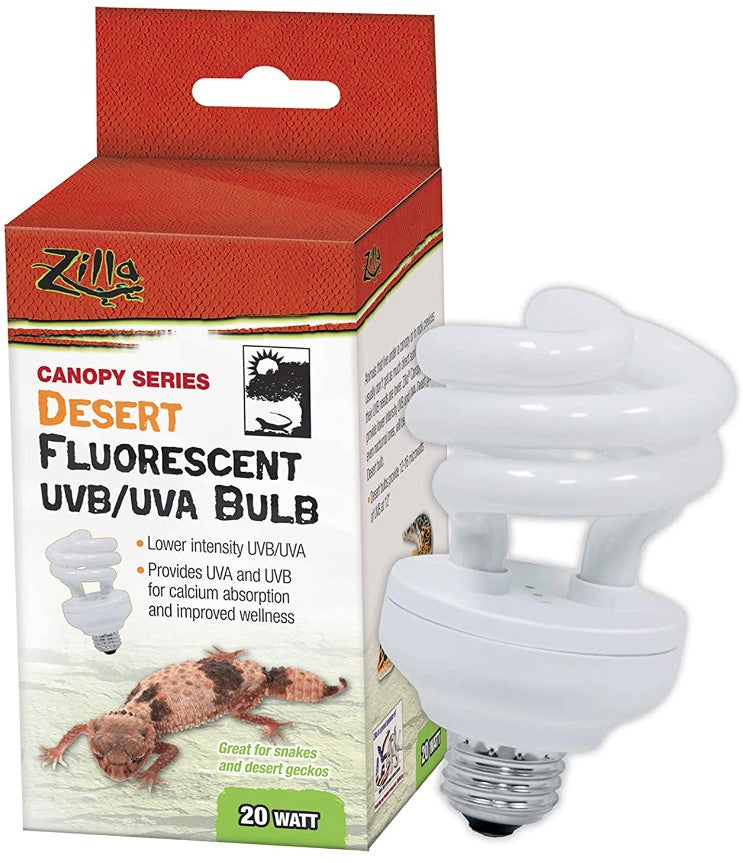 Zilla Canopy Series Desert Fluorescent UVB/UVA Bulb - 1 Count