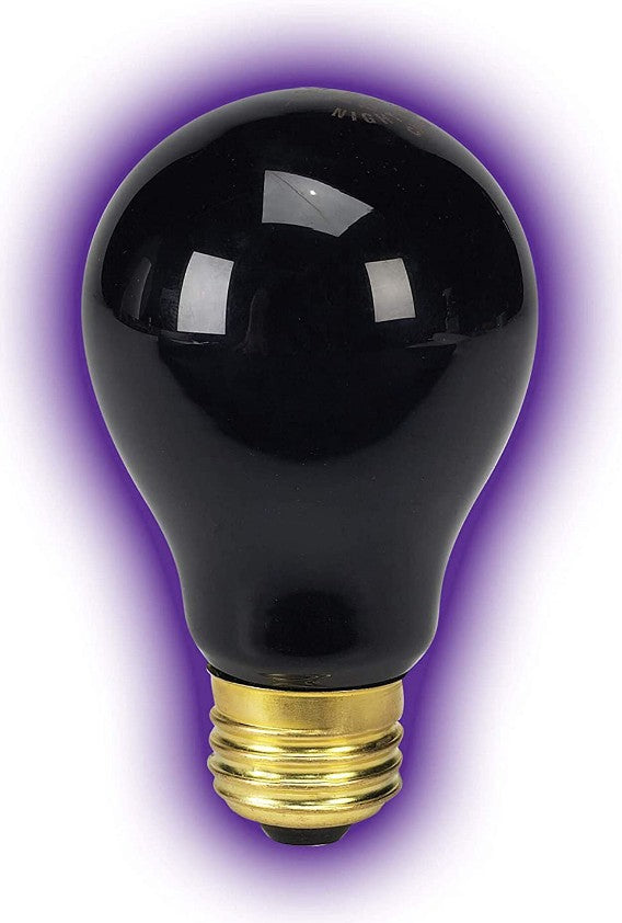 Zilla Night Time Black Light Incandescent Heat Bulb - 150 Watts