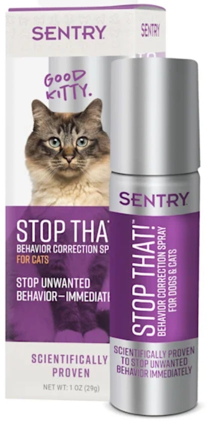 Sentry Stop That! Behavior Correction Spray for Cats - 1 fl oz