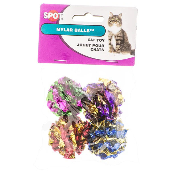 Spot Mylar Balls Cat Toy