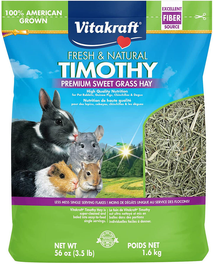 Vitakraft Timothy Premium Sweet Grass Hay 56 oz