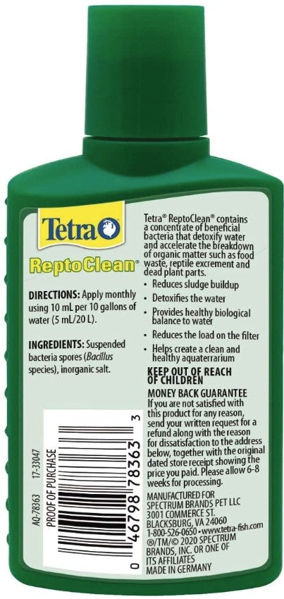 Tetra ReptoClean Water Treatment - 3.38 oz