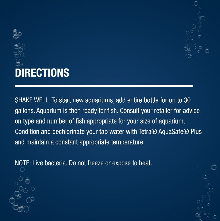 Tetra SafeStart Aquarium Start-up Water Conditioner - 3.38 oz (Treats up to 30 Gallons)