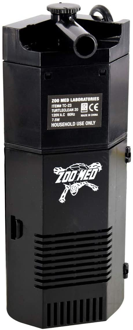 Zoo Med TurtleClean Deluxe Turtle Filter - 20 Gallons