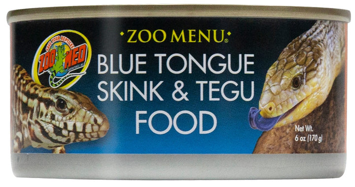 Zoo Med Blue Tongue Sking and Tegu Food Canned - 6 oz (170 g)