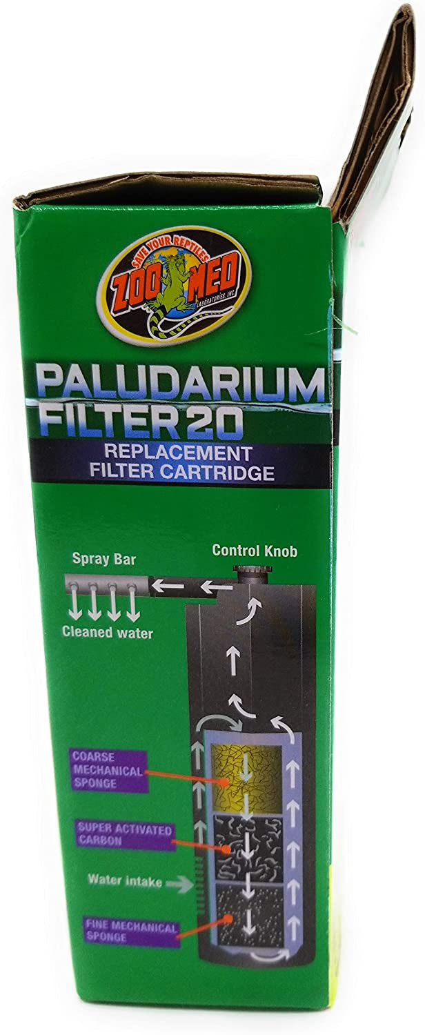Zoo Med Paludarium Replacement Filter Cartridge - 20 Gallons