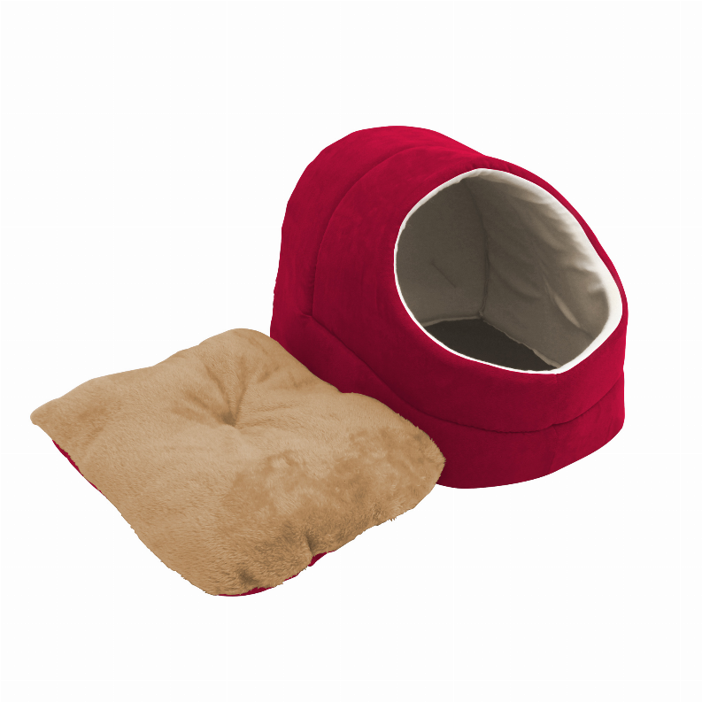 GOOPAWS Cat Cave for Cat and Warming Burrow Cat Bed, Pet Hideway Sleeping Cuddle Cave 1.15 lb
