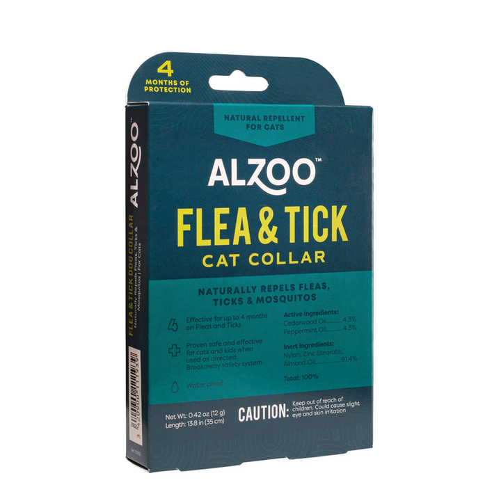 ALZOO Plant-Based Flea & Tick Collar Cat 0.42 oz