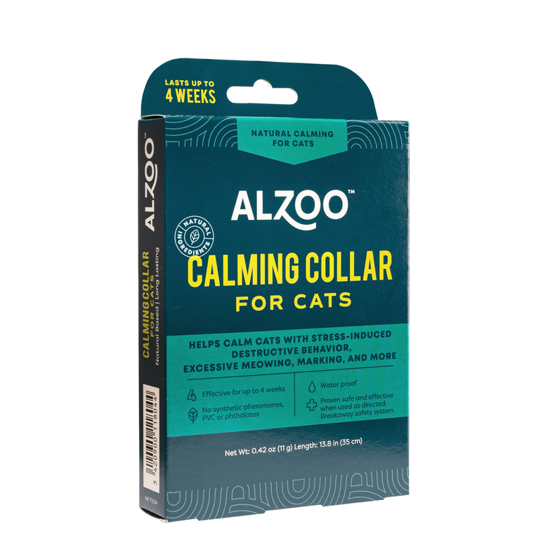 ALZOO Plant-Based Calming Collar for Cats 0.42 oz