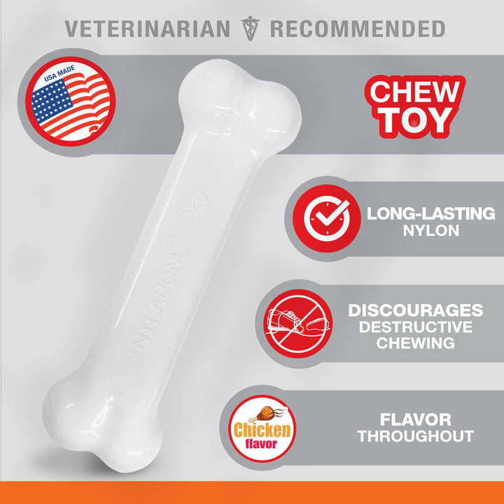 Nylabone Power Chew Dog Toy Chicken 1ea/SMall/Regular - Up To 25 Ibs.