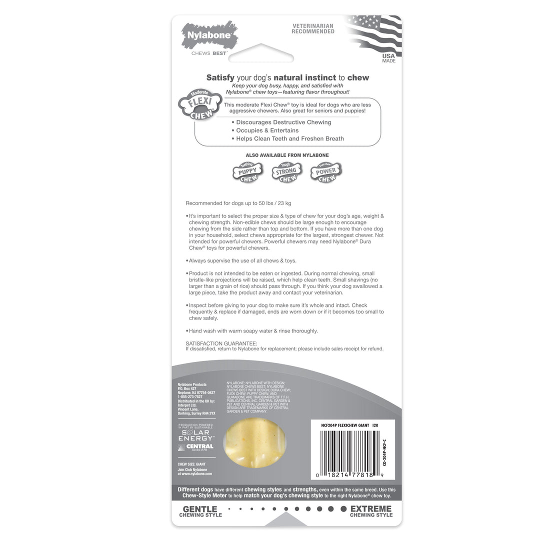 Nylabone Moderate Chew Chicken Chew Toy Chicken, 1ea/Large/Giant  Up To 50 Lbs. 1 ct