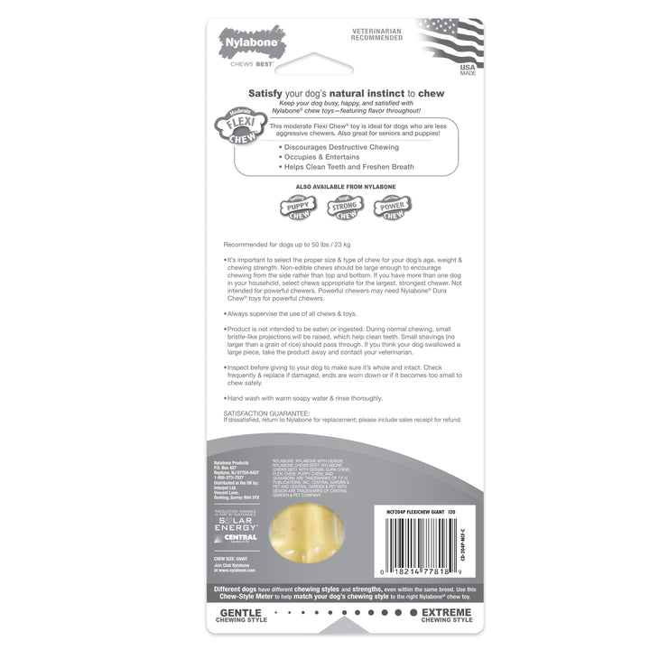 Nylabone Moderate Chew Chicken Chew Toy Chicken, 1ea/Large/Giant  Up To 50 Lbs. 1 ct