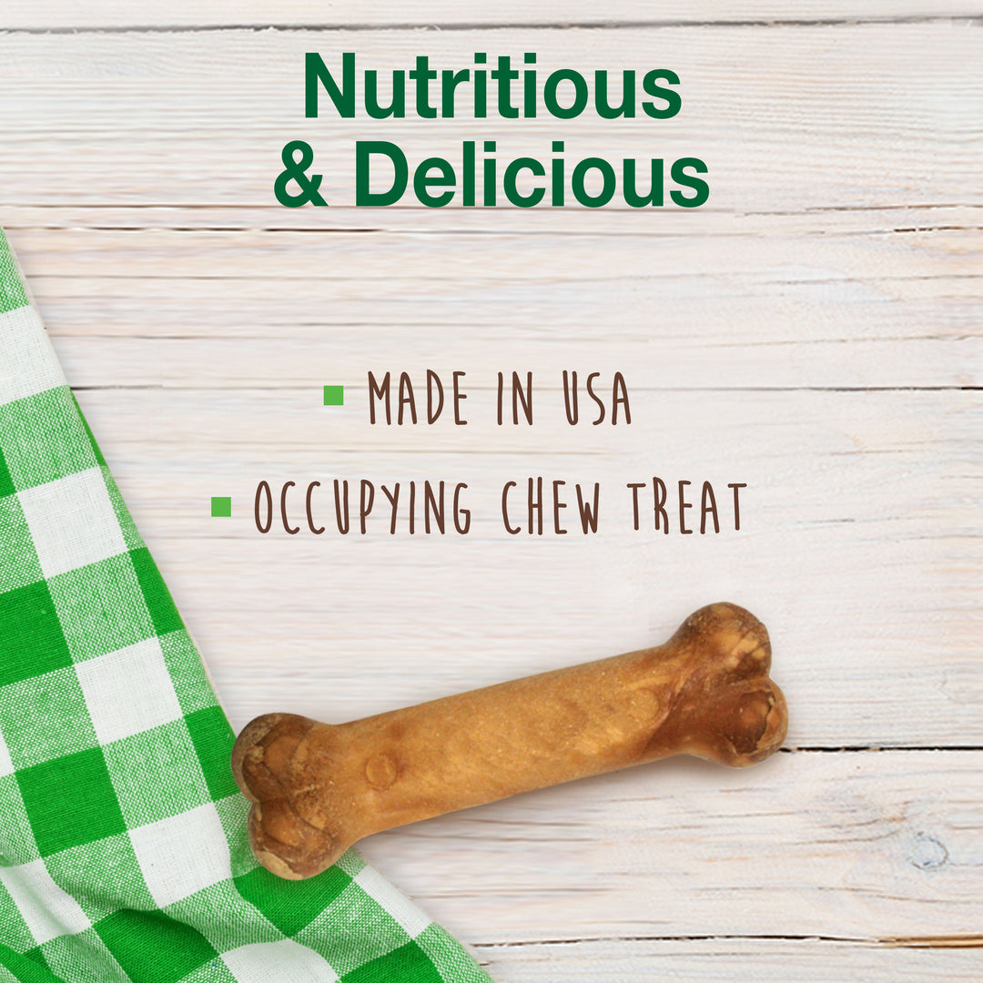Nylabone Healthy Edibles AllNatural Long Lasting Chew Treats Roast Beef  Chicken, 1ea/XS/Petite  Up To 15 Lbs. 8 ct