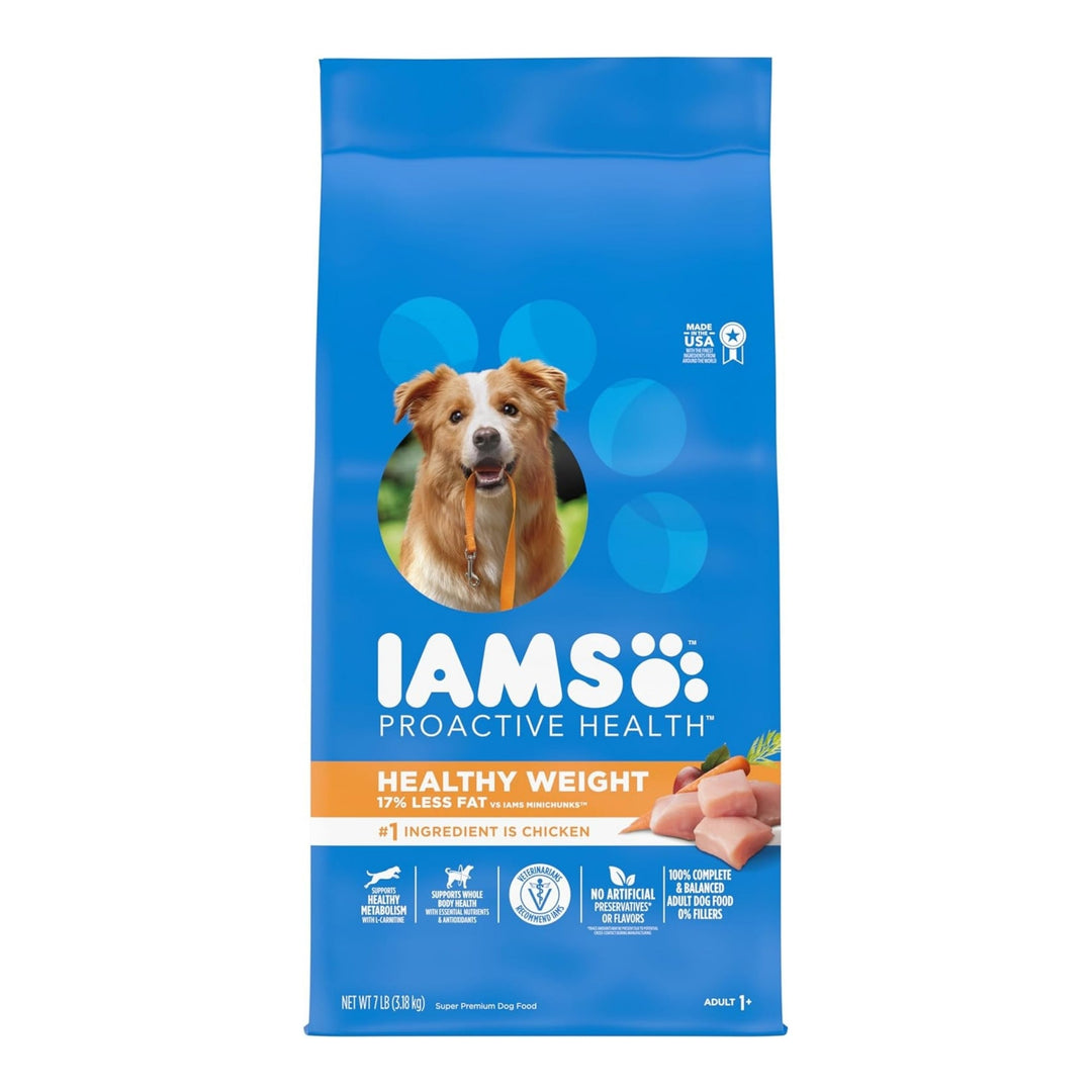 IAMS Healthy Weight Adult Dry Dog Food Chicken 7lb