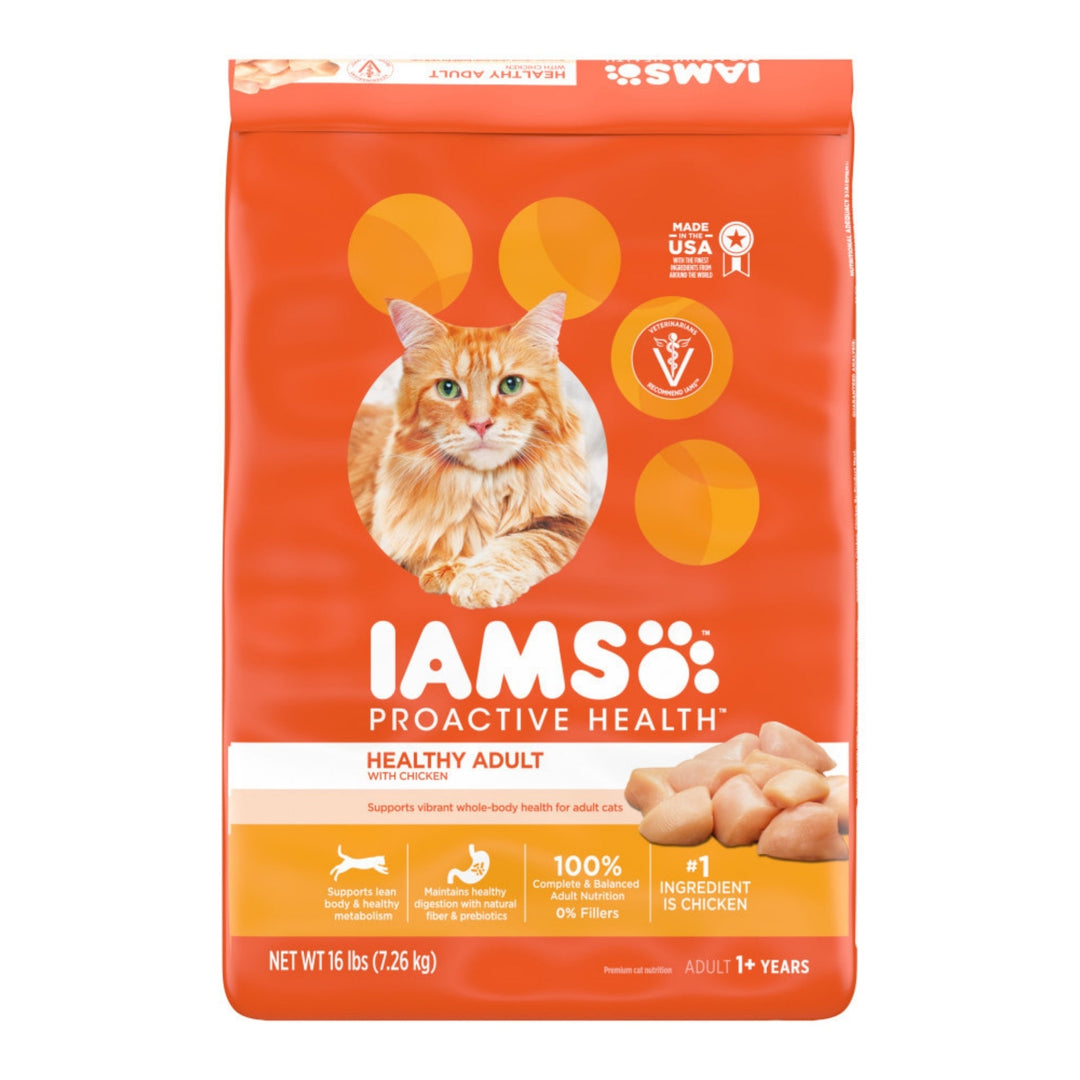 IAMS Proactive Health Adult Dry Cat Food Chicken 22lbs