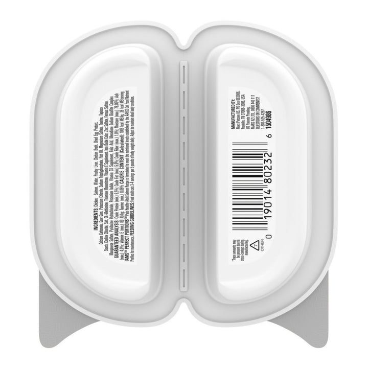 IAMS Perfect Portions Grain Free Healthy Paté Adult Wet Cat Food Salmon 2.6oz 24pk