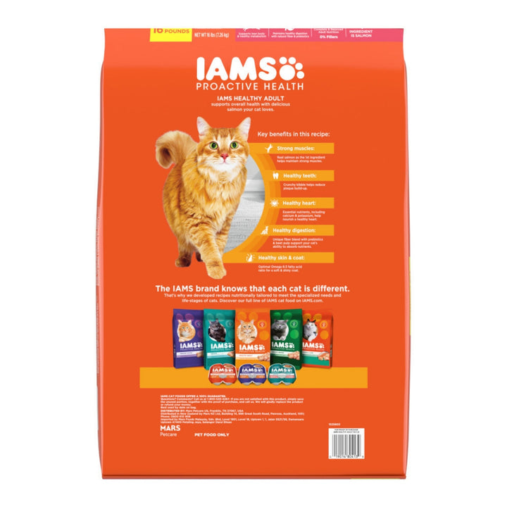 IAMS Proactive Health Adult Dry Cat Food Salmon 16lb