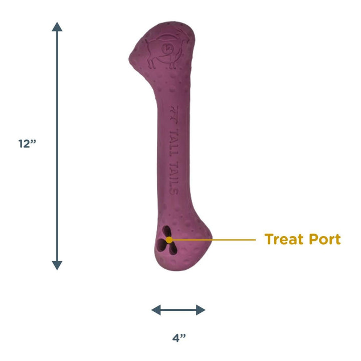 Tall Tails Dog Goat Bone Purple 12 Inch Default Title