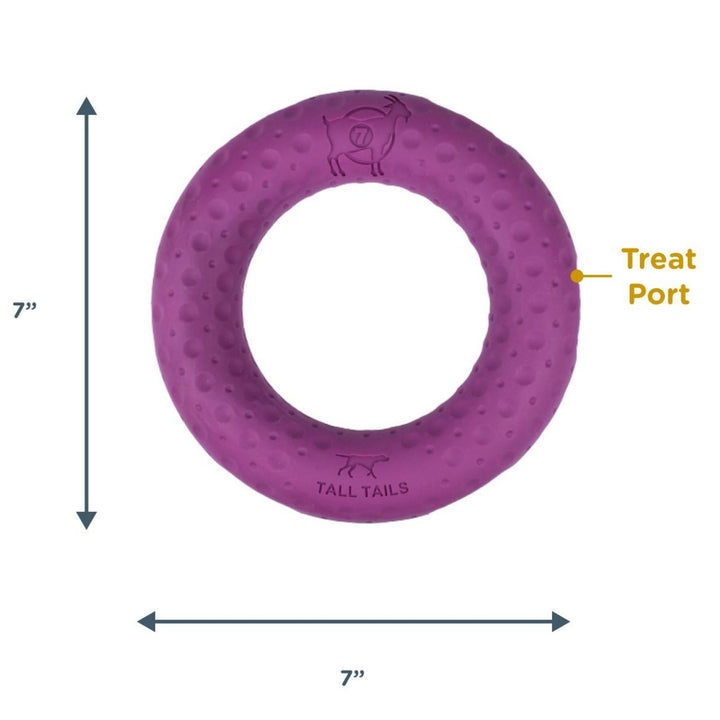 Tall Tails Dog Goat Ring Purple 7 Inch Default Title
