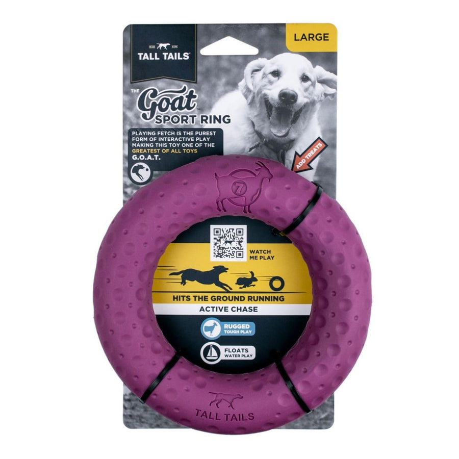 Tall Tails Dog Goat Ring Purple 7 Inch Default Title
