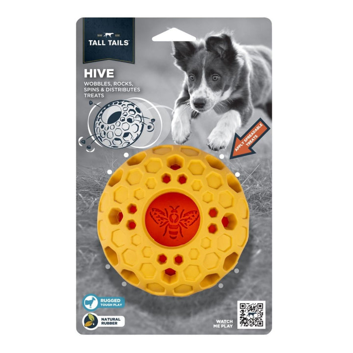 Tall Tails Natural Rubber Bee Hive 5 Inch Default Title